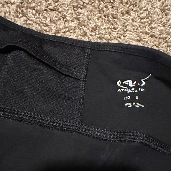 Set of 2 black L semi-fitted black pull-on pants (Athletic Works & Danskin Now) - Picture 4 of 8